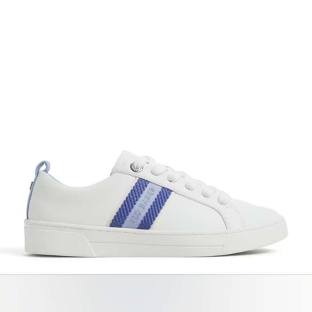 Ted Baker Bailey Icon Blue-Mult Leather Stylish Women's Sneaker Size 8.5 - Picture 5 of 12